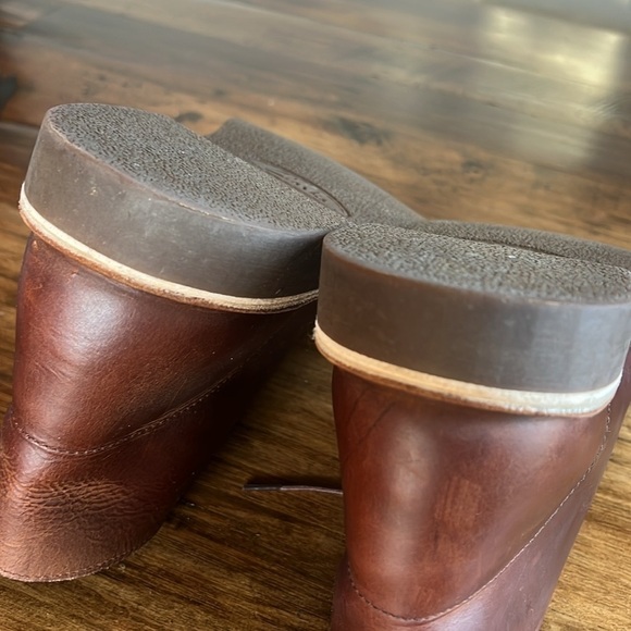 Clark’s Bushacre 2 Boots Lace Up Chukka Boots Brown Oiled Leather 9.5 Like New main image 13